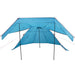 Cort de camping tipi pentru 5 persoane, albastru, impermeabil - WALTI WALTI