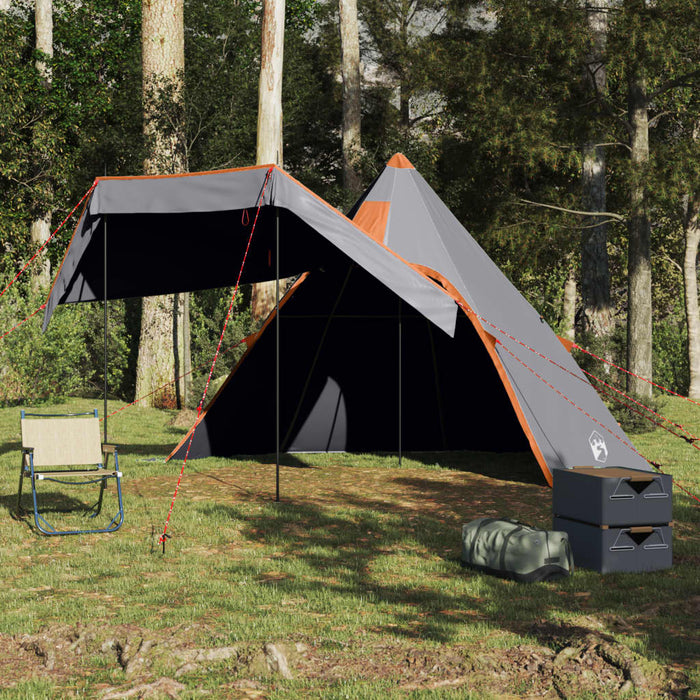 Cort de camping tipi pentru 5 persoană, gri, impermeabil - WALTI WALTI