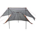 Cort de camping tipi pentru 5 persoană, gri, impermeabil - WALTI WALTI