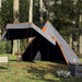 Cort de camping tipi pentru 5 persoană, gri, impermeabil - WALTI WALTI