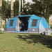 Cort de camping tunel pentru 4 persoane, albastru, impermeabil - WALTI WALTI