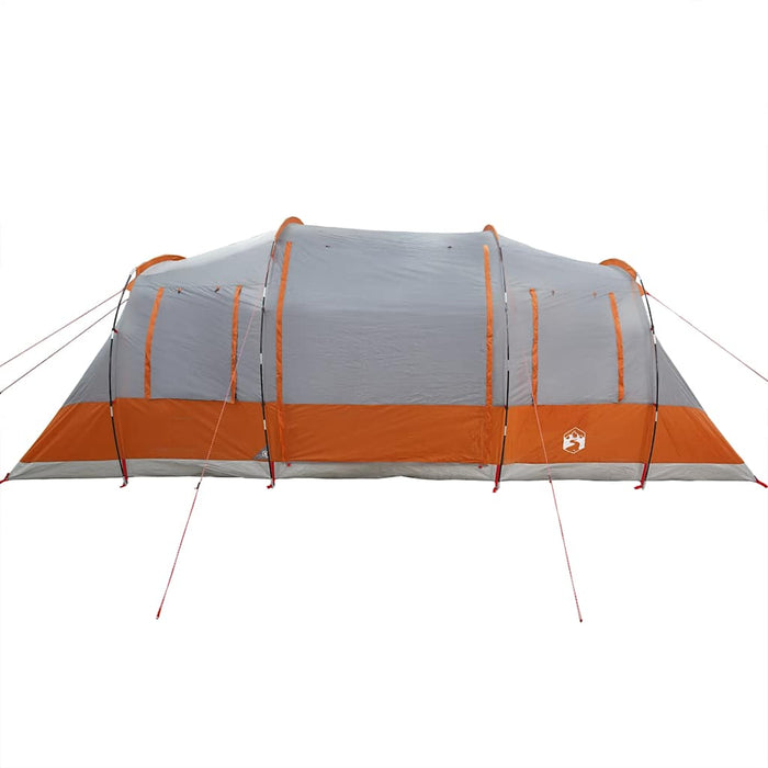 Cort de camping tunel 4 persoane, gri/portocaliu, impermeabil - WALTI WALTI
