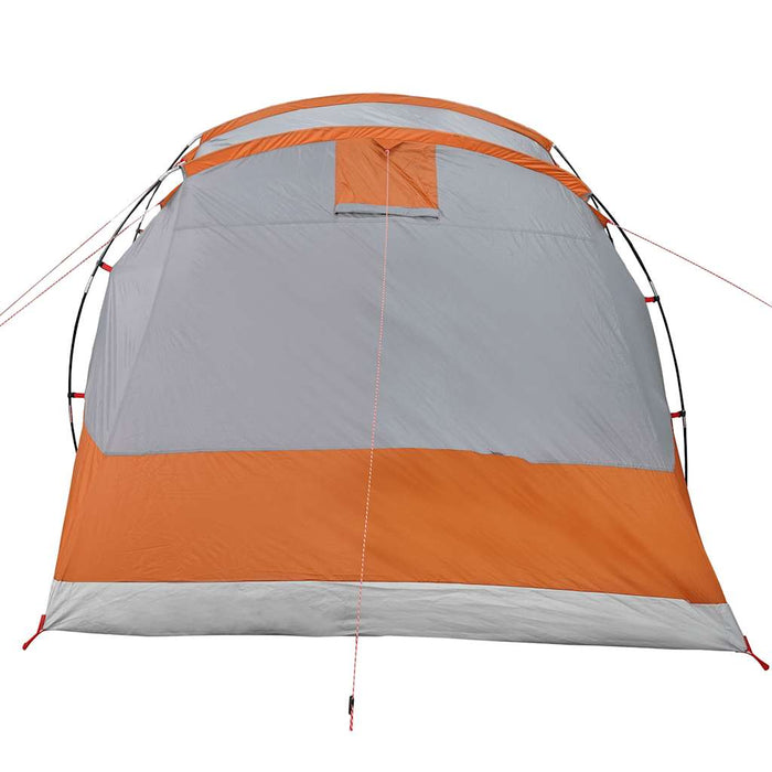 Cort de camping tunel 4 persoane, gri/portocaliu, impermeabil - WALTI WALTI