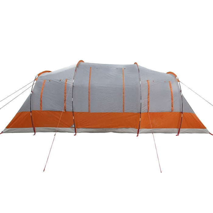 Cort de camping tunel 4 persoane, gri/portocaliu, impermeabil - WALTI WALTI