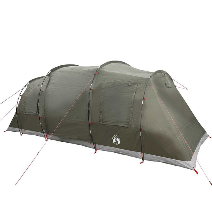 Cort camping tunel pentru 4 persoane verde măsliniu impermeabil - WALTI WALTI