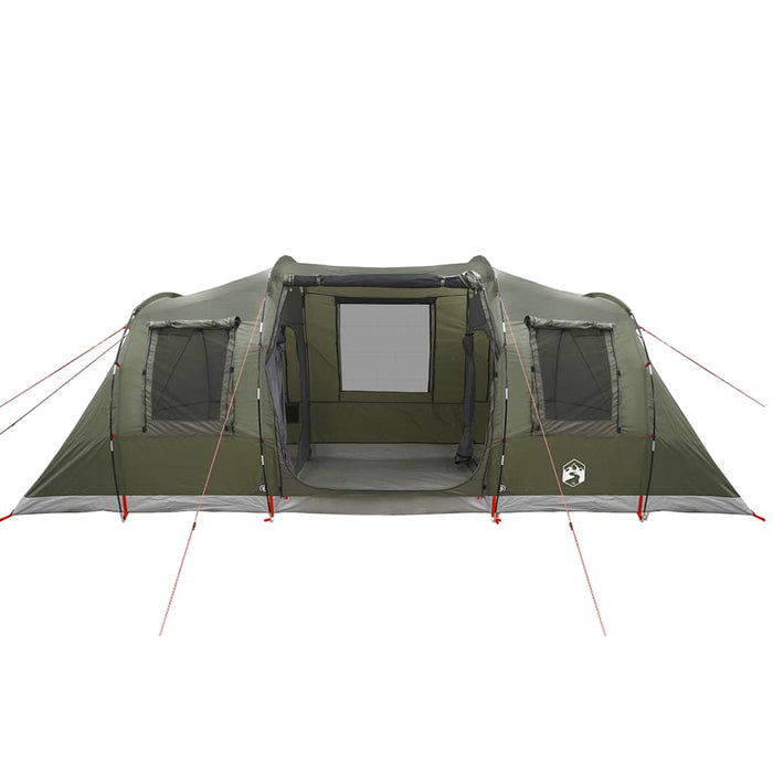 Cort camping tunel pentru 4 persoane verde măsliniu impermeabil - WALTI WALTI