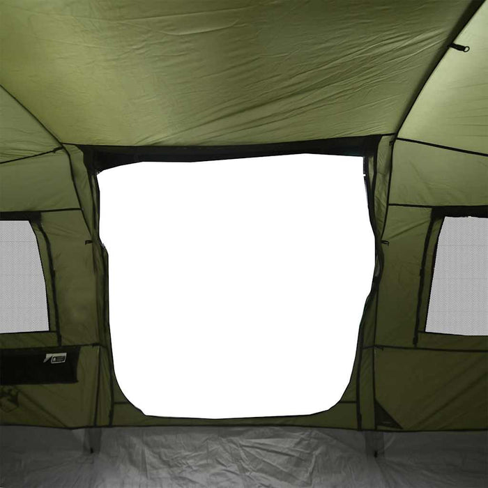 Cort camping tunel pentru 4 persoane verde măsliniu impermeabil - WALTI WALTI