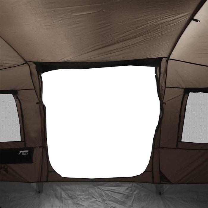 Cort de camping tunel pentru 4 persoane, maro, impermeabil - WALTI WALTI