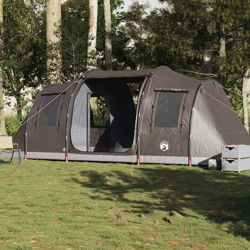 Cort de camping tunel pentru 4 persoane, maro, impermeabil - WALTI WALTI
