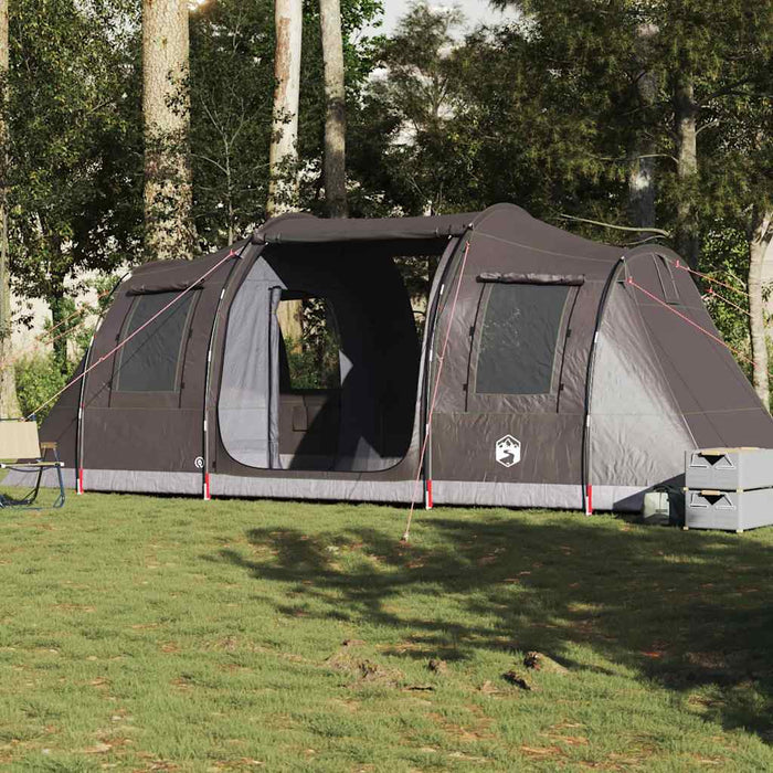 Cort de camping tunel pentru 4 persoane, maro, impermeabil - WALTI WALTI