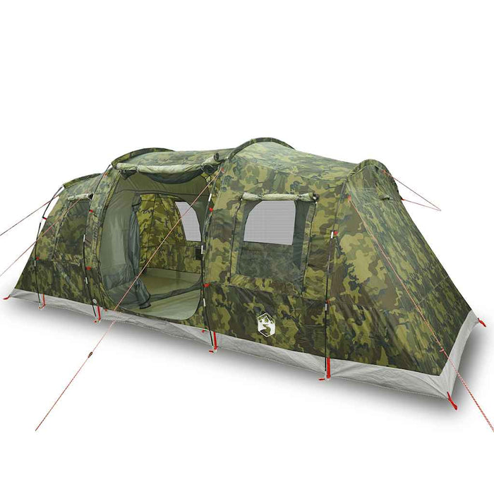 Cort de camping tunel pentru 4 persoane, camuflaj, impermeabil - WALTI WALTI