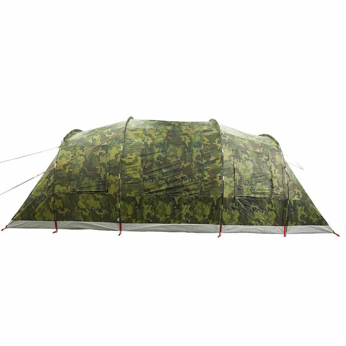 Cort de camping tunel pentru 4 persoane, camuflaj, impermeabil - WALTI WALTI