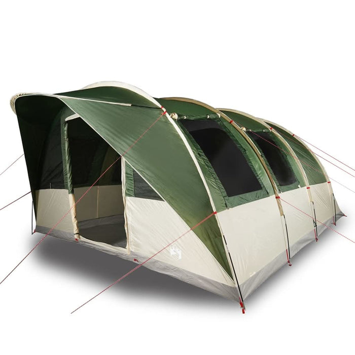 Cort de camping tunel pentru 5 persoane, verde, impermeabil - WALTI WALTI