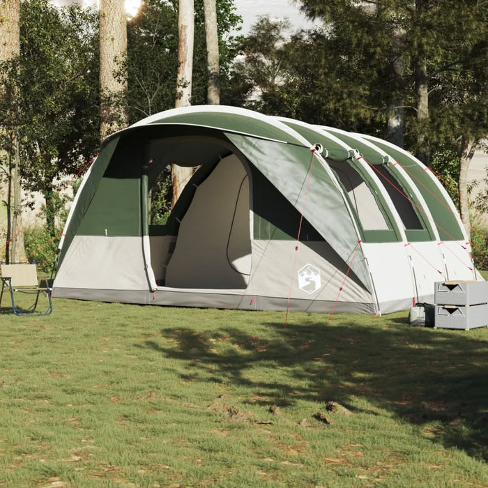 Cort de camping tunel pentru 5 persoane, verde, impermeabil - WALTI WALTI