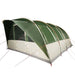 Cort de camping tunel pentru 5 persoane, verde, impermeabil - WALTI WALTI