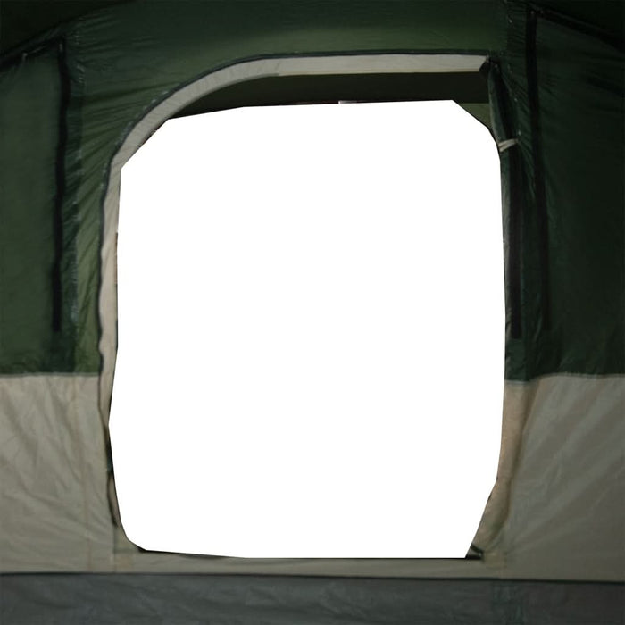 Cort de camping tunel pentru 5 persoane, verde, impermeabil - WALTI WALTI