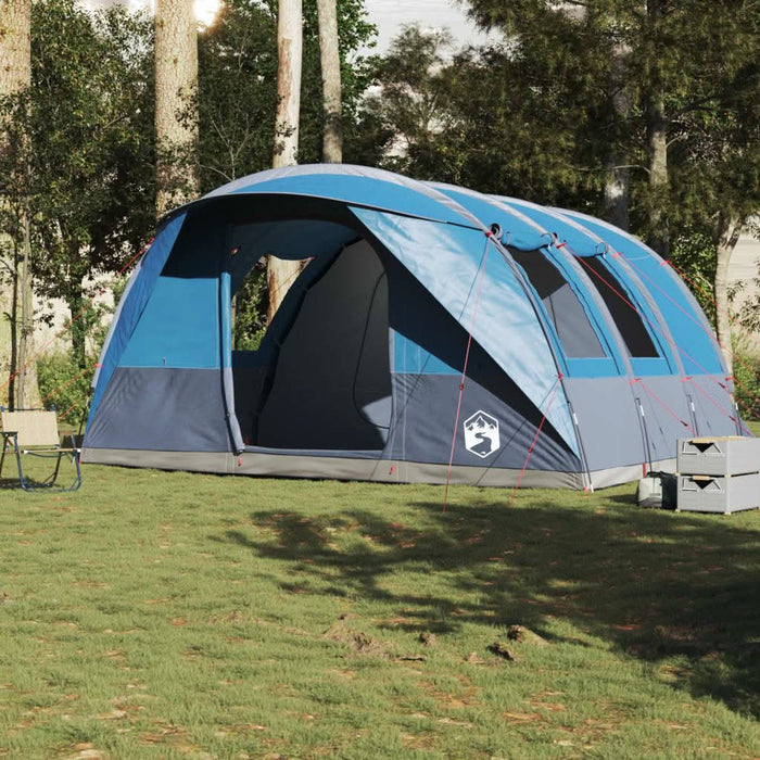 Cort de camping pentru 5 persoane, albastru, impermeabil - WALTI WALTI