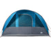 Cort de camping pentru 5 persoane, albastru, impermeabil - WALTI WALTI