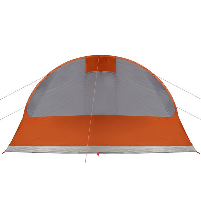 Cort de camping tunel 5 persoane, gri/portocaliu, impermeabil - WALTI WALTI