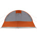 Cort de camping tunel 5 persoane, gri/portocaliu, impermeabil - WALTI WALTI