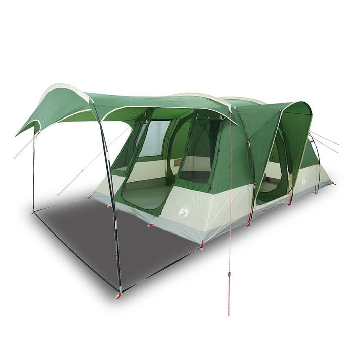 Cort de camping tunel pentru 5 persoane, verde, impermeabil - WALTI WALTI