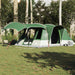 Cort de camping tunel pentru 5 persoane, verde, impermeabil - WALTI WALTI