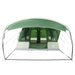 Cort de camping tunel pentru 5 persoane, verde, impermeabil - WALTI WALTI