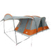 Cort de camping tunel 5 persoane, gri/portocaliu, impermeabil - WALTI WALTI