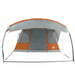 Cort de camping tunel 5 persoane, gri/portocaliu, impermeabil - WALTI WALTI