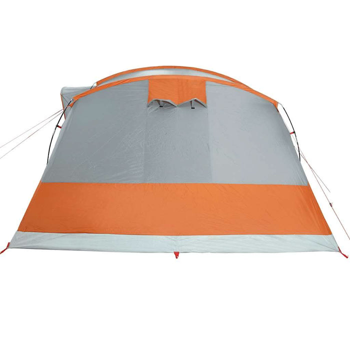 Cort de camping tunel 5 persoane, gri/portocaliu, impermeabil - WALTI WALTI