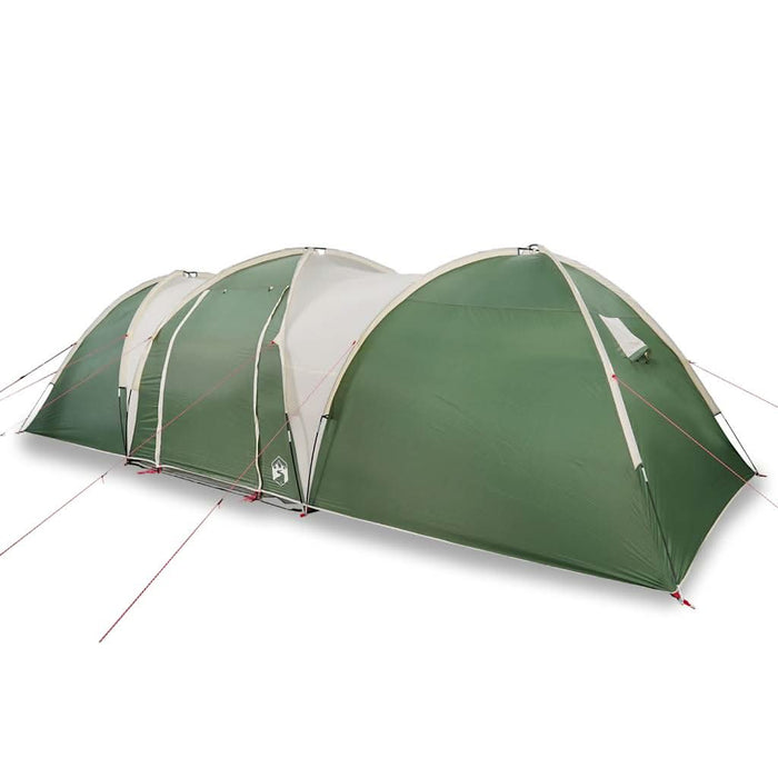 Cort de camping cupolă pentru 8 persoane, verde, impermeabil - WALTI WALTI