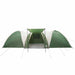 Cort de camping cupolă pentru 8 persoane, verde, impermeabil - WALTI WALTI