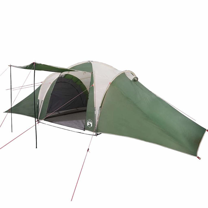 Cort de camping cupolă pentru 6 persoane, verde, impermeabil - WALTI WALTI