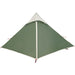 Cort de camping pentru 2 persoane, verde, impermeabil - WALTI WALTI