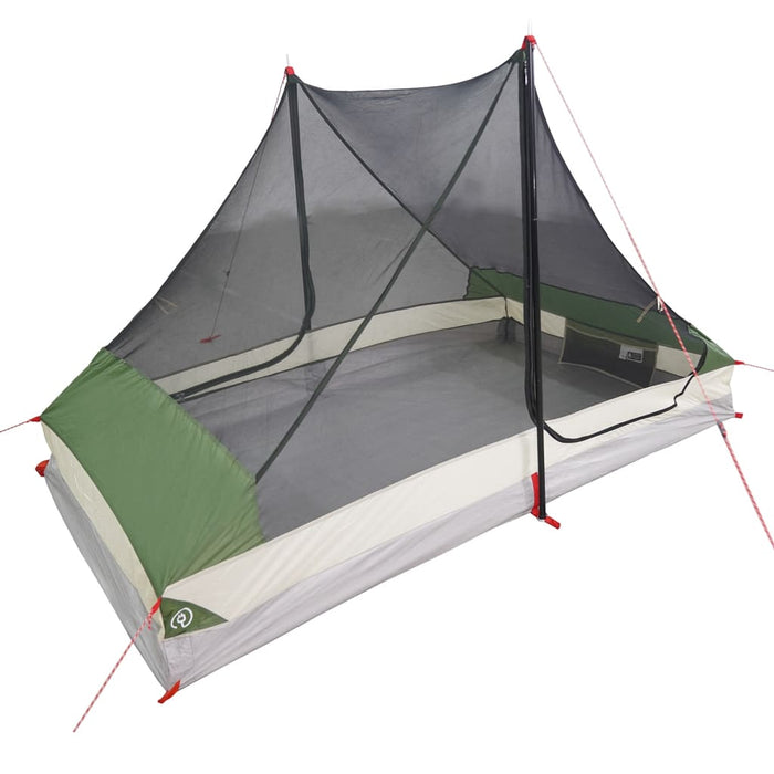 Cort de camping pentru 2 persoane, verde, impermeabil - WALTI WALTI
