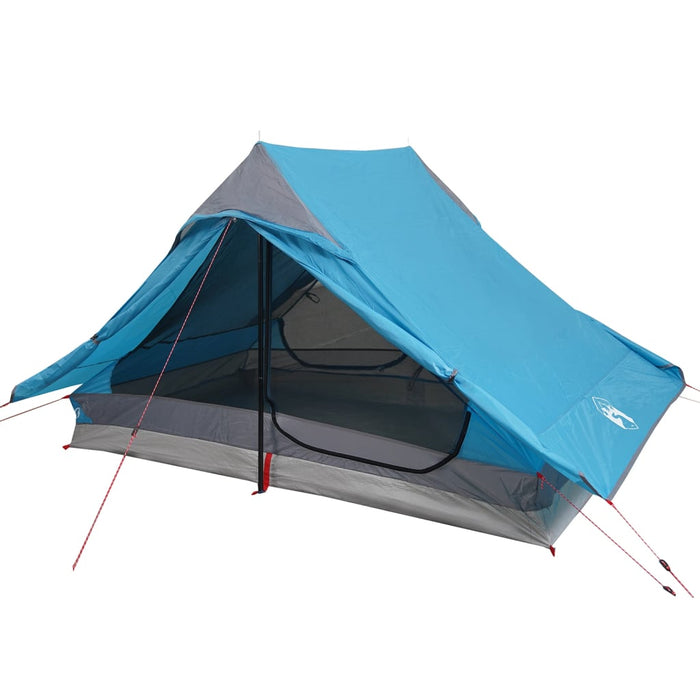 Cort camping pentru 2 persoane, albastru, impermeabil - WALTI WALTI