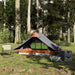 Cort de camping pentru 2 persoane, gri, impermeabil - WALTI WALTI