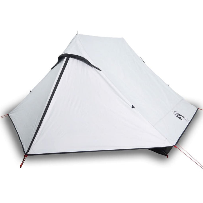 Cort camping, 2 persoane, alb, țesătură opacă, impermeabil - WALTI WALTI