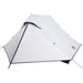 Cort camping, 2 persoane, alb, țesătură opacă, impermeabil - WALTI WALTI