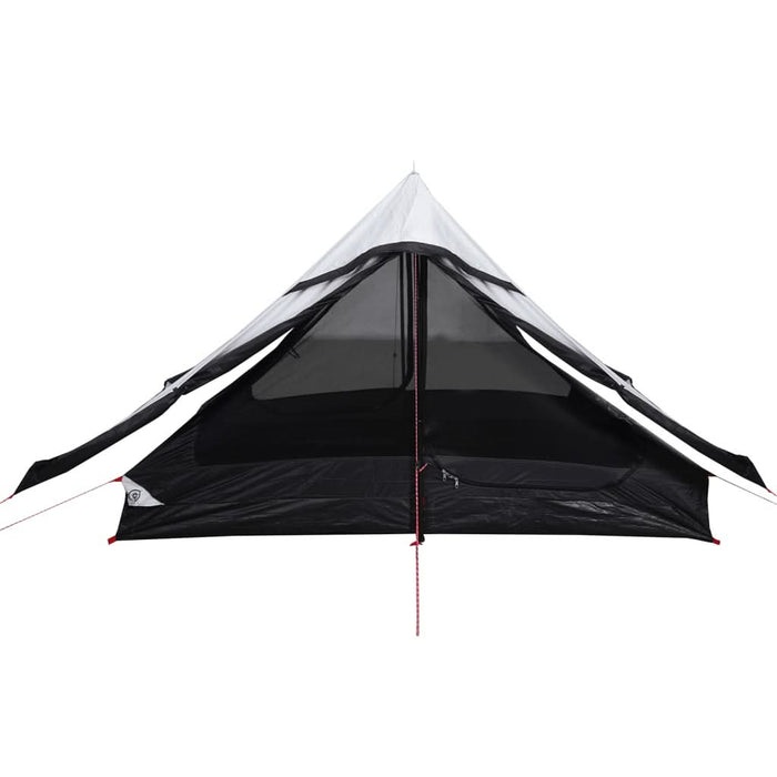 Cort camping, 2 persoane, alb, țesătură opacă, impermeabil - WALTI WALTI