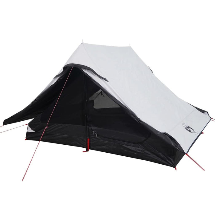 Cort camping, 2 persoane, alb, țesătură opacă, impermeabil - WALTI WALTI