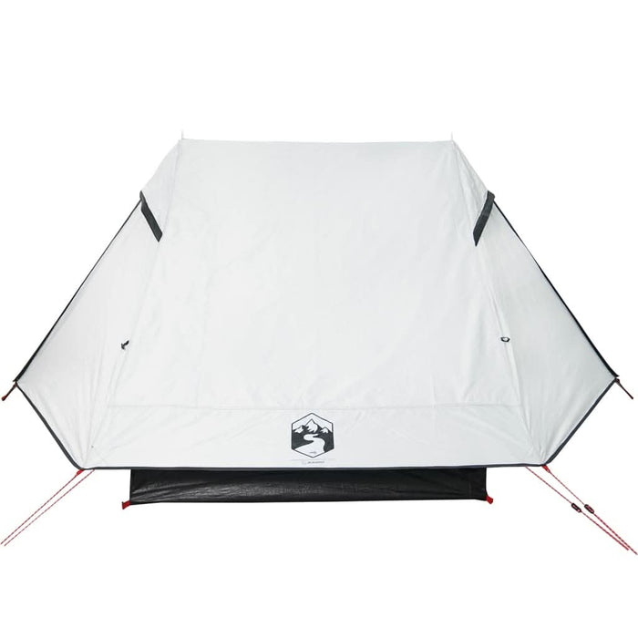 Cort camping, 2 persoane, alb, țesătură opacă, impermeabil - WALTI WALTI