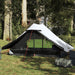 Cort camping, 2 persoane, alb, țesătură opacă, impermeabil - WALTI WALTI