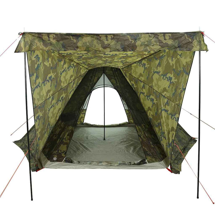 Cort de familie Tipi pentru 6 persoane, camuflaj, impermeabil - WALTI WALTI