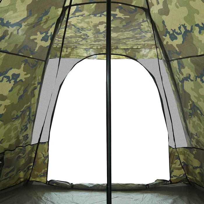 Cort de familie Tipi pentru 6 persoane, camuflaj, impermeabil - WALTI WALTI