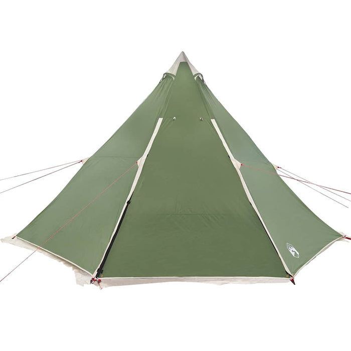 Cort de familie Tipi pentru 8 persoane, verde, impermeabil WALTI