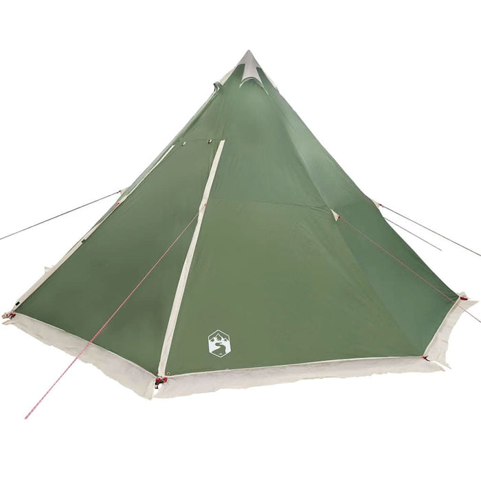 Cort de familie Tipi pentru 8 persoane, verde, impermeabil WALTI
