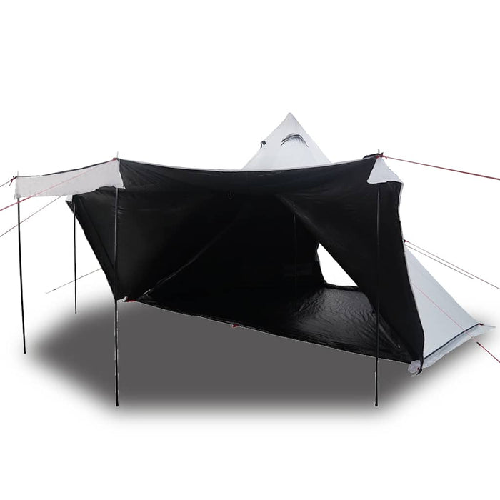 Cort de familie Tipi 8 persoane, alb opac textil impermeabil WALTI