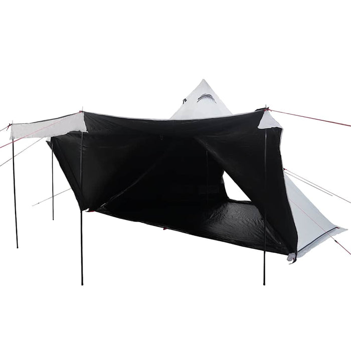 Cort de familie Tipi 8 persoane, alb opac textil impermeabil WALTI
