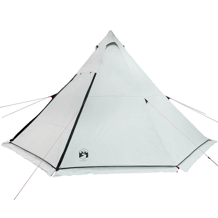 Cort de familie Tipi 8 persoane, alb opac textil impermeabil WALTI